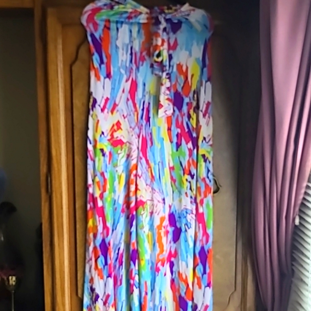 Strapless tie back jumpsuit